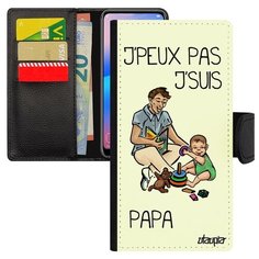 Чехол-книжка на смартфон Samsung Galaxy S7 Edge, "Не могу - стал папой!" Карикатура Комикс Utaupia