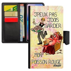 Чехол книжка на смартфон iPhone XR, "Не могу - у меня красная рыбка!" Повод Юмор Utaupia