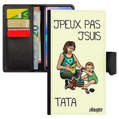 Чехол-книжка на смартфон Apple iPhone 8, "Не могу - стала тетей!" Комикс Юмор Utaupia