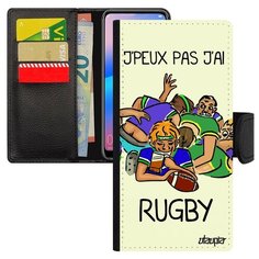 Чехол-книжка на смартфон Samsung Galaxy A50, "Не могу - у меня регби!" Юмор Повод Utaupia