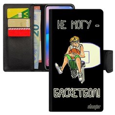 Чехол книжка на смартфон Samsung Galaxy S7 Edge, "Не могу - у меня баскетбол!" Игра Мяч Utaupia