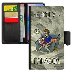 Чехол-книжка на смартфон Apple iPhone 7 Plus, "Не могу - смотрю гандбол!" Гандбол Повод Utaupia