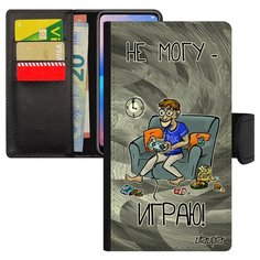 Чехол книжка на смартфон Galaxy A5 2017, "Не могу - играю!" Geek Геймер Utaupia