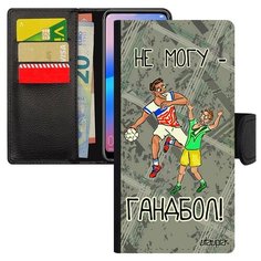 Чехол-книжка на смартфон Xiaomi Redmi 6a, "Не могу - у меня гандбол!" Спорт Хэндбол Utaupia