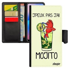 Чехол-книжка на смартфон Galaxy S7 Edge, "Не могу - у меня мохито!" Комикс Аперитив Utaupia