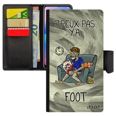 Чехол-книжка на смартфон Samsung Galaxy A5 2017, "Не могу - смотрю футбол!" Комикс Спорт Utaupia