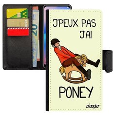Чехол книжка на смартфон Galaxy S10e, "Не могу - у меня пони!" Пародия Карикатура Utaupia