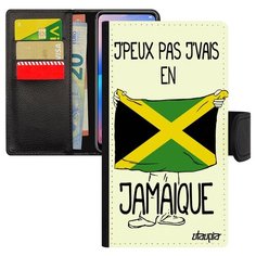 Чехол книжка на смартфон iPhone 7, "Еду на Ямайку" Патриот Государственный Utaupia
