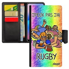 Чехол-книжка на смартфон Galaxy S7 Edge, "Не могу - у меня регби!" Юмор Шутка Utaupia