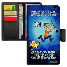 Чехол книжка на смартфон Samsung Galaxy S10e, "Не могу - у меня охота!" Шутка Охотник Utaupia