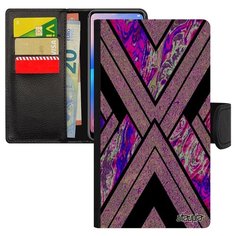 Чехол-книжка на смартфон Xiaomi Redmi note 6 Pro уникальный дизайн Х-орнамент Геометрический Utaupia