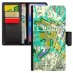 Чехол книжка на смартфон Самсунг Галакси S7 Эйдж оригинальный дизайн Стрит-арт Искусство Utaupia