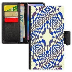 Чехол книжка на смартфон Эпл Айфон 7 оригинальный дизайн Иллюзия звезда Мираж Волна Utaupia