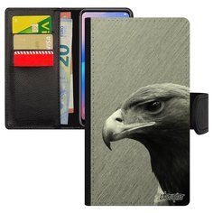Чехол-книжка на смартфон Apple iPhone X уникальный дизайн Орел Ястреб Кондор Utaupia
