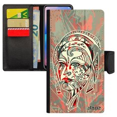Чехол-книжка на смартфон Xiaomi Redmi note 6 Pro оригинальный дизайн Портрет женщины Феерия Utaupia