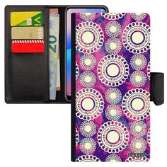 Чехол-книжка на смартфон Samsung Galaxy S7 Edge французский дизайн Кружевной узор Кашемир Utaupia