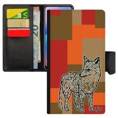 Чехол-книжка на смартфон Apple iPhone X французский дизайн Лиса Хитрая Лис Utaupia