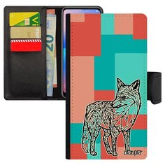 Чехол книжка на смартфон Apple iPhone XR уникальный дизайн Лиса Лисица Fox Utaupia