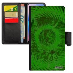 Чехол книжка на смартфон Ксиаоми Редми Нот 6 Про оригинальный дизайн Мандала спираль Узор Utaupia