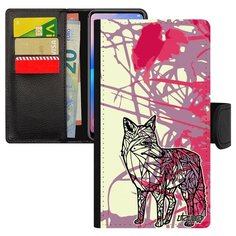 Чехол-книжка на смартфон Самсунг Галакси S7 французский дизайн Лиса Хитрая Коварная Utaupia