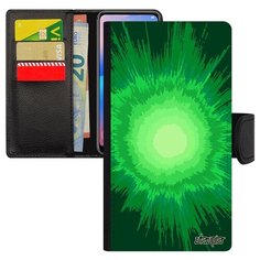 Чехол книжка на смартфон Apple iPhone X оригинальный дизайн Большой взрыв Сияние Солнце Utaupia