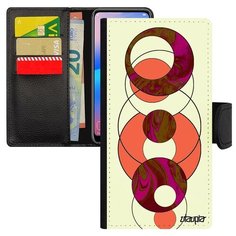 Чехол-книжка на смартфон Самсунг Галакси S7 Эйдж уникальный дизайн Круги Сфера Рисунок Utaupia