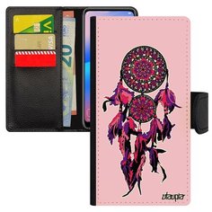 Чехол-книжка на смартфон Huawei P20 Lite уникальный дизайн Ловец снов Dream Символ Utaupia