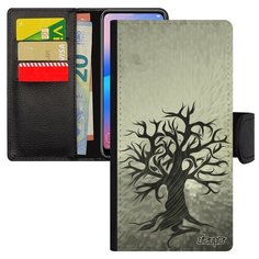 Чехол-книжка на смартфон Самсунг Галакси S7 Эйдж оригинальный дизайн Дерево жизни Символ Флора Utaupia