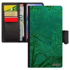 Чехол-книжка на смартфон Эпл Айфон 8 французский дизайн Травы Море Морские Utaupia