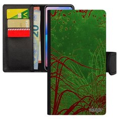 Чехол-книжка на смартфон Эпл Айфон XR оригинальный дизайн Травы Водоросли Море Utaupia
