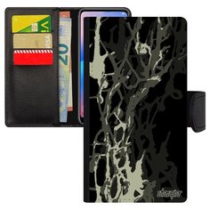 Чехол книжка на смартфон iPhone 7 Plus, "Огонь" Декоративный Узор Utaupia