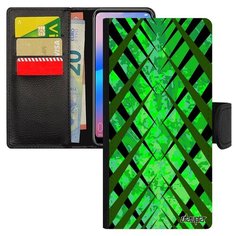 Чехол книжка на смартфон Xiaomi Redmi 6a уникальный дизайн Дизайн сталактит Иллюзия Конус Utaupia