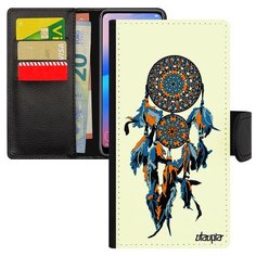 Чехол-книжка на смартфон Samsung Galaxy S7 Edge уникальный дизайн Ловец снов Dream Символ Utaupia