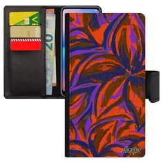 Чехол книжка на смартфон Эпл Айфон 7 Плюс оригинальный дизайн Цветочный узор Бутон Флора Utaupia