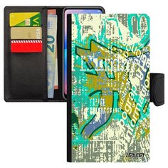 Чехол книжка на смартфон Apple iPhone 7 оригинальный дизайн Стрит-арт Граффити Текст Utaupia