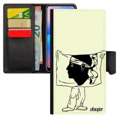 Чехол-книжка на смартфон Samsung Galaxy S7 Edge, "Флаг Корсики с руками" Государственный Utaupia