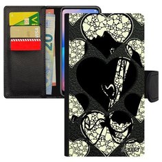 Чехол книжка на смартфон Samsung Galaxy S7, "Флаг Корсики с сердцем" Патриот Туризм Utaupia