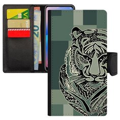 Чехол-книжка на смартфон Samsung Galaxy A5 2017 оригинальный дизайн Тигр Тайга Сибирь Utaupia