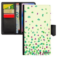 Чехол книжка на смартфон Mi 8 lite, "Снег" Дождь Пятна Utaupia