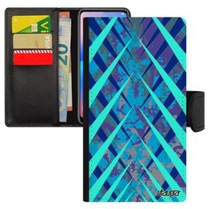 Чехол-книжка на смартфон Apple iPhone X оригинальный дизайн Дизайн сталактит Конус Осколки Utaupia