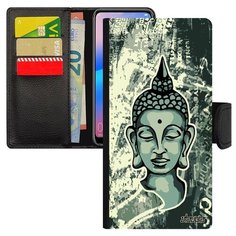 Чехол-книжка на смартфон Xiaomi Redmi 6a оригинальный дизайн Будда Индия Тайланд Utaupia
