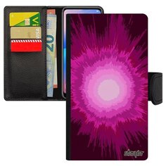 Чехол книжка на смартфон Apple iPhone XS уникальный дизайн Большой взрыв Волны Поток Utaupia