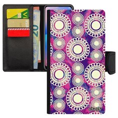 Чехол-книжка на смартфон Apple iPhone 8 Plus уникальный дизайн Кружевной узор Ажур Цветы Utaupia