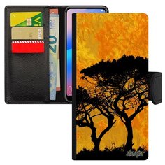 Чехол-книжка на смартфон Самсунг Галакси A10 оригинальный дизайн Гренадил Символ Флора Utaupia