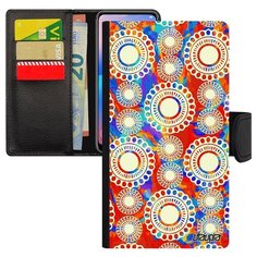 Чехол книжка на смартфон Apple iPhone 8 Plus французский дизайн Кружевной узор Плетение Utaupia