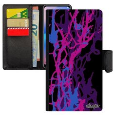 Чехол книжка на смартфон Apple iPhone 8 Plus, "Огонь" Эффект Абстракт Utaupia