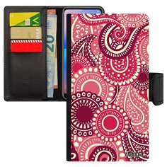 Чехол книжка на смартфон Эпл Айфон XR оригинальный дизайн Кружевной узор Ажур Цветы Utaupia