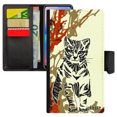 Чехол-книжка на смартфон Apple iPhone 7 Plus французский дизайн Кот Котенок Cat Utaupia