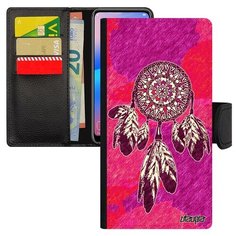 Чехол книжка на смартфон Самсунг Галакси A40 французский дизайн Ловец снов Dream Этничный Utaupia