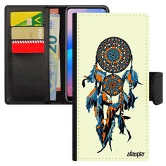 Чехол-книжка на смартфон Samsung Galaxy A10 уникальный дизайн Ловец снов Символ Оберег Utaupia